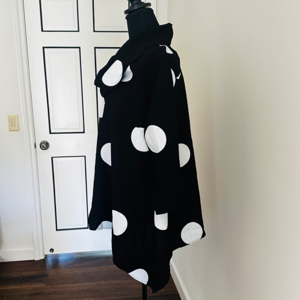 Lindi Polka Dot Cowl Neck Blouse - Large (NWT) - Picture 3 of 11